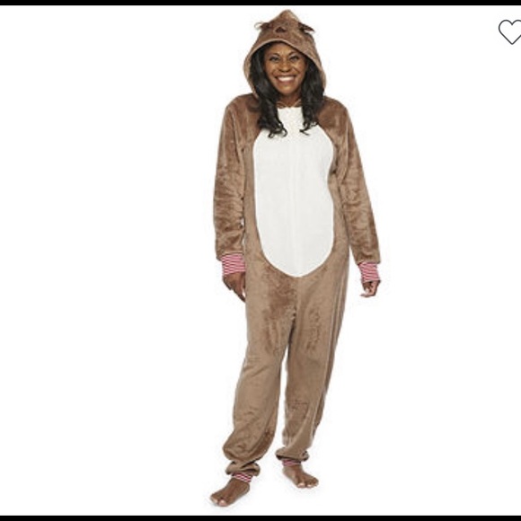 North Pole Trading Co. Other - North Pole Trading Co. Reindeer One-Piece Pajama
